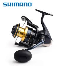 Shimano Spheros SW: Robusto, alta capacidade de linha, drag potente.
